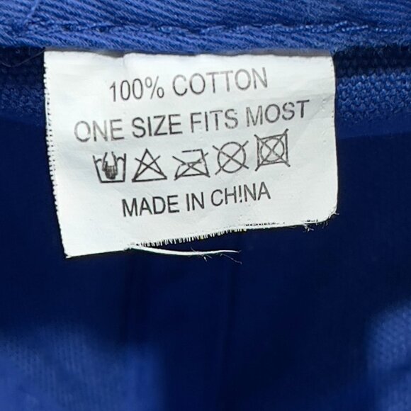 Detroit Pistons NBA Strap Back Cap Hat Blue Basketball Athletic Logo Dad Mens - Picture 8 of 12